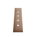 Gessi Panel wykończeniowy do skrzynki montażowej 4-otworowa Copper Brushed PVD 01664.708