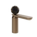 Gessi Perle Baria umywalkowa z korkiem klik-klak copper brushed pvd/Murano Sfaccettato 74202.708