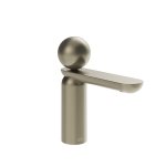 Gessi Perle Bateria umywalkowa z korkiem klik-klak finox brushed nickel 74051.149