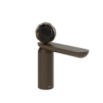Gessi Perle Bateria umywalkowa z korkiem klik-klak dark bronze/murano sfaccettato 74251.845