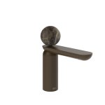 Gessi Perle Bateria umywalkowa z korkiem klik-klak dark bronze/emperador dark marble 74151.845