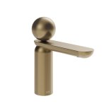 Gessi Perle Bateria umywalkowa z korkiem klik-klak warm bronze brushed pvd/metal 74002.726