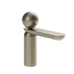 Gessi Perle Bateria umywalkowa z korkiem klik-klak finox brushed nickel/metal 74002.149