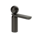 Gessi Perle Bateria umywalkowa z korkiem klik-klak black metal brushed pvd/metal 74002.707
