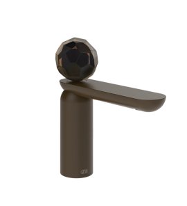 Gessi Perle Bateria umywalkowa bez korka dark bronze/Murano Sfaccettato 74202.845