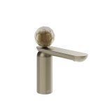 Gessi Perle Bateria umywalkowa bez korka finox brushed nickel/Murano Batutto 74402.149