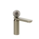 Gessi Perle Bateria umywalkowa bez korka finox brushed nickel/Murano Pulegoso 74602.149
