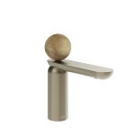 Gessi Perle Bateria umywalkowa bez korka finox brushed nickel/onyx cola 74302.149