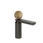 Gessi Perle Bateria umywalkowa bez korka black metal brushed pvd/onyx cola 74302.707