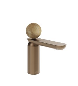 Gessi Perle Bateria umywalkowa bez korka copper brushed pvd/onyx cola 74302.708