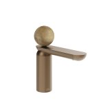 Gessi Perle Bateria umywalkowa bez korka copper brushed pvd/onyx cola 74302.708