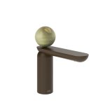 Gessi Perle Bateria umywalkowa bez korka dark bronze/onyx green 74502.845