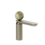 Gessi Perle Bateria umywalkowa bez korka finox brushed nickel/onyx green 74502.149