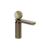 Gessi Perle Bateria umywalkowa bez korka coffee bronze brushed pvd/onyx green 74502.761