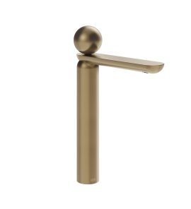 Gessi Perle Bateria umywalkowa z korkiem klik-klak warm bronze brushed pvd/metal 74053.726