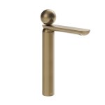 Gessi Perle Bateria umywalkowa z korkiem klik-klak warm bronze brushed pvd/metal 74053.726