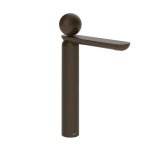 Gessi Perle Bateria umywalkowa z korkiem klik-klak dark bronze/metal 74053.845