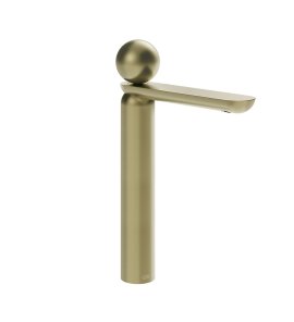 Gessi Perle Bateria umywalkowa z korkiem klik-klak brass brushed pvd/metal 74053.727