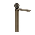 Gessi Perle Bateria umywalkowa z korkiem klik-klak coffee bronze brushed pvd/emperador dark marble 74153.761