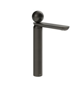 Gessi Perle Bateria umywalkowa bez korka black metal brushed pvd/metal 74004.707