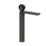 Gessi Perle Bateria umywalkowa bez korka black metal brushed pvd/metal 74004.707