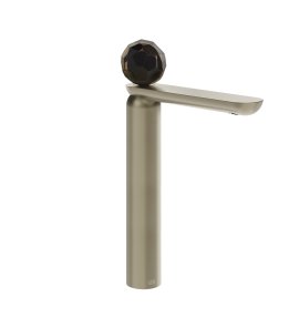 Gessi Perle Bateria umywalkowa bez korka finox brushed nickel/murano sfaccettato 74204.149