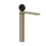 Gessi Perle Bateria umywalkowa bez korka finox brushed nickel/murano sfaccettato 74204.149