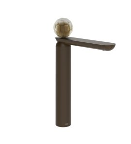 Gessi Perle Bateria umywalkowa bez korka dark bronze/murano battuto 74404.845
