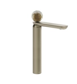 Gessi Perle Bateria umywalkowa bez korka finox brushed nickel/murano battuto 74404.149