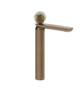 Gessi Perle Bateria umywalkowa bez korka copper brushed pvd/murano battuto 74404.708