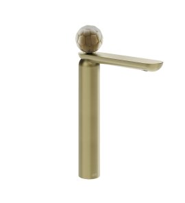 Gessi Perle Bateria umywalkowa bez korka brass brushed pvd/murano battuto 74404.727