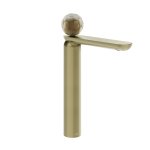 Gessi Perle Bateria umywalkowa bez korka brass brushed pvd/murano battuto 74404.727