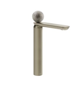 Gessi Perle Bateria umywalkowa bez korka finox brushed nickel/murano pulegoso 74604.149
