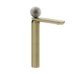 Gessi Perle Bateria umywalkowa bez korka brass brushed pvd/murano pulegoso 74604.727