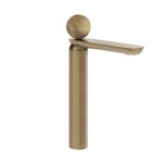 Gessi Perle Bateria umywalkowa bez korka warm bronze brushed pvd/onyx cola 74304.726