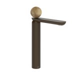 Gessi Perle Bateria umywalkowa bez korka dark bronze/onyx cola 74304.845