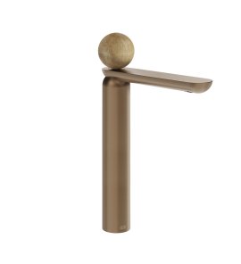 Gessi Perle Bateria umywalkowa bez korka copper brushed pvd/onyx cola 74304.708