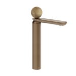 Gessi Perle Bateria umywalkowa bez korka copper brushed pvd/onyx cola 74304.708