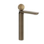 Gessi Perle Bateria umywalkowa bez korka coffee bronze brushed pvd/onyx cola 74304.761