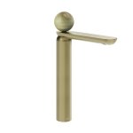 Gessi Perle Bateria umywalkowa bez korka brass brushed pvd/onyx green 74504.727