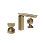 Gessi Perle Bateria umywalkowa 3-otworowa bez korka warm bronze brushed pvd/metal 74908.726