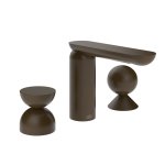 Gessi Perle Bateria umywalkowa 3-otworowa bez korka dark bronze/metal 74908.845