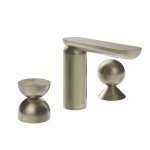 Gessi Perle Bateria umywalkowa 3-otworowa bez korka finox brushed nickel/metal 74908.149
