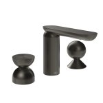 Gessi Perle Bateria umywalkowa 3-otworowa bez korka black metal brushed pvd/metal 74908.707