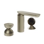 Gessi Perle Bateria umywalkowa 3-otworowa bez korka dark bronze/metal/murano sfaccettato 74928.149