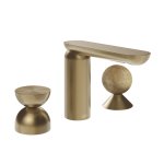Gessi Perle Bateria umywalkowa 3-otworowa bez korka warm bronze brushed pvd/metal/onyx cola 74938.726