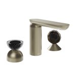 Gessi Perle Bateria umywalkowa 3-otworowa bez korka dark bronze/murano balloton/murano sfaccettato 74728.149