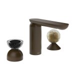 Gessi Perle Bateria umywalkowa 3-otworowa bez korka dark bronze/murano balloton/murano battuto 74748.845