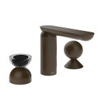 Gessi Perle Bateria umywalkowa 3-otworowa bez korka dark bronze/murano balloton/metal 74708.845