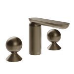 Gessi Perle Bateria umywalkowa 3-otworowa bez korka warm bronze brushed pvd/metal/murano sfaccettato 74025.726